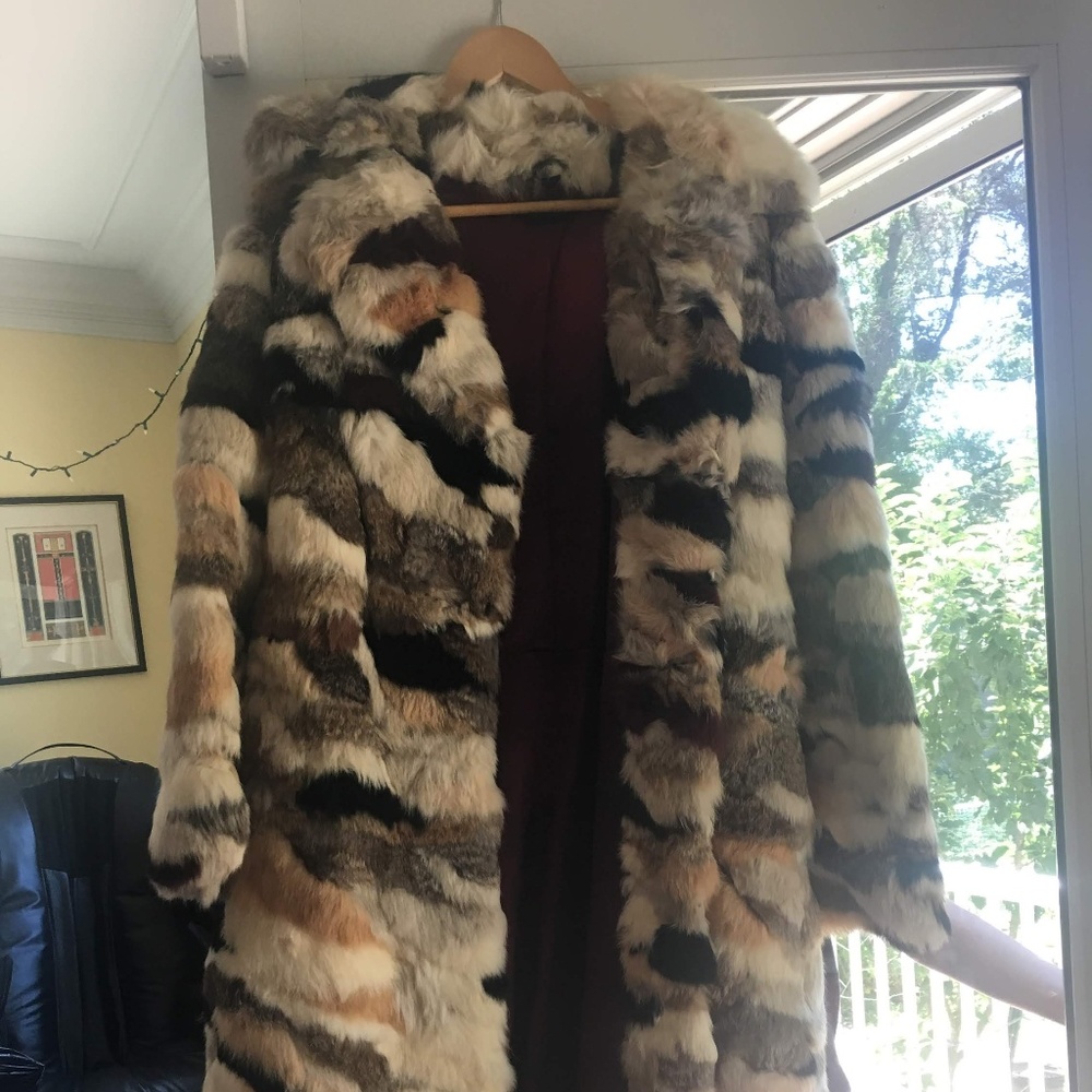 Vintage Women's real fur coat